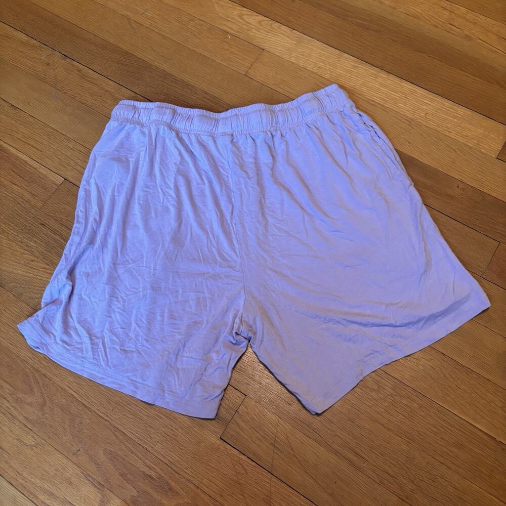 COMFRT Women’s Light Purple Pajama Shirts Lounge Made In USA Stain Travel Large - Picture 4 of 8